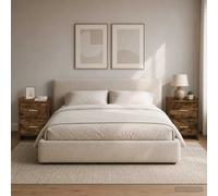 vidaXL Comodini 2 pz Rovere Fumo 40 x 30 x 60 cm Legno ingegnerizzato