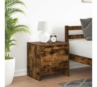 vidaXL Comodini 2 pz Rovere Fumo 45x34x44,5 cm in Truciolato