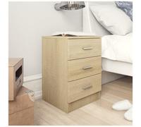 VIDAXL - Comodini 2 pz Rovere Sonoma 38x35x56 cm in Legno Multistrato