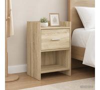 vidaXL Comodini 2 pz Rovere Sonoma 40 x 30 x 60 cm