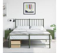 vidaXL Comodini 2 pz Verde Oliva 34,5x39x44 cm in Acciaio