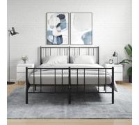 vidaXL Comodini 2pz Bianchi 40x35x50 cm in Legno Multistrato