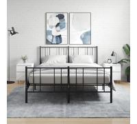 vidaXL Comodini 2pz Bianchi 40x35x50 cm in Legno Multistrato