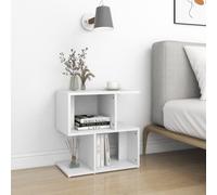 vidaXL Comodini 2pz Bianchi 50x30x51,5 cm in Legno Multistrato