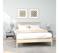 vidaXL Comodini 2pz Grigio Sonoma in Legno Multistrato