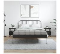 VIDAXL - Comodini 2pz Neri 34x36x50 Cm In Legno Multistrato