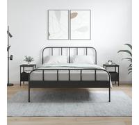 VIDAXL - Comodini 2pz Neri 34x36x50 Cm In Legno Multistrato
