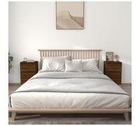 VIDAXL - Comodini 2pz Rovere Marrone 40x35x70 Cm