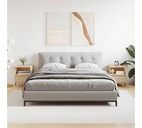 vidaXL Comodini 2pz Rovere Sonoma 40x35x50 cm in Legno Multistrato