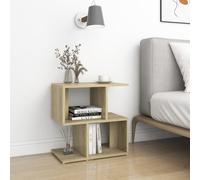 vidaXL Comodini 2pz Rovere Sonoma 50x30x51,5 cm in Legno Multistrato