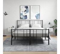 vidaXL Comodini a Muro 2 pz Bianco Lucido 35x35x20 cm