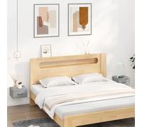 vidaXL Comodini a Muro 2 pz Grigio Sonoma 35x35x20 cm Questo set di comodini a muro è sorprendente ed elegante, quindi è una buona soluzione per massimizzare il vostro spazio. È inoltre un'eccellente