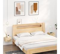 vidaXL Comodini a Muro 2 pz Rovere Sonoma 35x35x20 cm