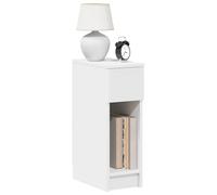 vidaXL Comodini con Cassetto 2 pz Bianco 20x36x60 cm