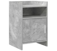 vidaXL Comodino grigio cemento, 40 x 36 x 60 cm,