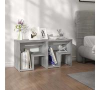 vidaXL Comodini Grigio Sonoma 2 pz 40x30x40 cm in Legno Multistrato
