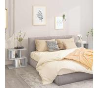 vidaXL Comodini Grigio Sonoma 2pz 50x30x51,5 cm in Legno Multistrato