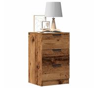 vidaXL Comodini Legno Antico 2 pz 40x36x65 cm in Legno Multistrato