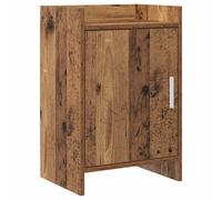 vidaXL Comodino in legno invecchiato, 40 x 30 x 60 cm,