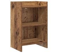 vidaXL Comodino in legno invecchiato, 40 x 30 x 60 cm,