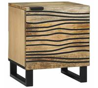 vidaXL Comodini Marrone e Nero 40 x 33.5 x 46 cm