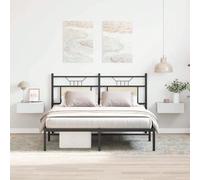 vidaXL Comodini Pensili 2pz Bianco Lucido 40x30x15cm Legno Multistrato Caratterizzato da un design elegante e classico, questo comodino sarà un'aggiunta pratica e decorativa al vostro arredamento. Rea