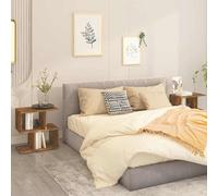 vidaXL Comodini Rovere Fumo 2pz 50x30x51,5 cm in Legno Multistrato