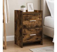 vidaXL Comodino in rovere fumé, 40 x 30 x 60 cm,