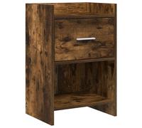 vidaXL Comodini Rovere Fumo 40 x 30 x 60 cm Legno ingegnerizzato