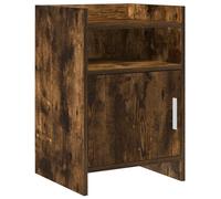 vidaXL Comodino in rovere fumé, 40 x 36 x 60 cm,