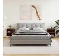 vidaXL Comodini Rovere Marrone 2 pz 40x30x50 cm in Legno Multistrato