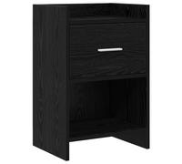 vidaXL Nachtkastjes Zwart eiken 40 x 30 x 60 cm Bewerkt hout