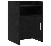 vidaXL Comodini Rovere Nero 40 x 36 x 60 cm Legno ingegnerizzato
