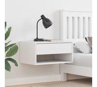 vidaXL Set di 2 comodini Tradizionali Bianchi in Legno di Pino massello - 50 x 32,5 x 24 cm. Hanno Uno Spazio di stoccaggio, Un Design Classico e Si Possono Montare Facilmente a Muro. Ti Serve Solo u