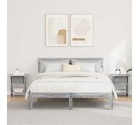 vidaXL Comodino 2 pcs Grigio Sonoma 41 x 40 x 45 cm Legno multistrato