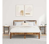 vidaXL Comodino con cassetto 2 pezzi Legno antico 41 x 40 x 45 cm Legno lavorato, Soggiorno, Design rettangolare, Stile moderno, Materiali durevoli, Spaziose possibilità di archiviazione per qualsiasi