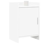 vidaXL Comodino 2 pezzi, bianco, 40 x 30 x 60 cm,