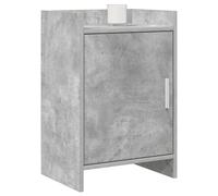 vidaXL Comodino 2 pezzi, grigio cemento, 40 x 30 x 60 cm,