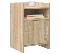 vidaXL Comodino 2 pezzi, rovere Sonoma, 40 x 36 x 60 cm,