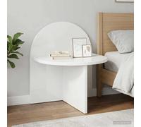 vidaXL Comodino 2 pz Bianco Lucido 40 x 35,5 x 45,5 cm