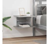 vidaXL Comodino 2 pz Grigio Sonoma 40 x 30 x 25 cm