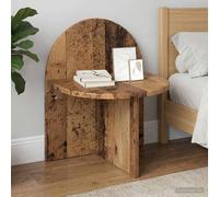 vidaXL Comodino 2 pz Legno antico 40 x 35,5 x 45,5 cm