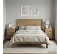 vidaXL Armadio da Notte 2 pcs Rovere Artigianale 33,5 x 34,5 x 60 cm