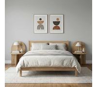 vidaXL Comodino 2 pz Rovere Artigianale 48 x 49 x 65 cm