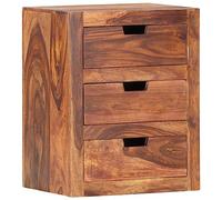 vidaXL Comodino 40x30x50 cm in Legno Massello di Sheesham