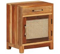 VIDAXL - Comodino 40x30x50 Cm In Legno Massello Di Recupero