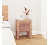 vidaXL Comodino 40x30x50 cm in Legno Massello di Teak