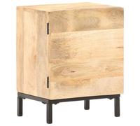 vidaXL Comodino 40x30x51 cm in Legno Massello di Mango
