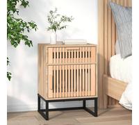 vidaXL Comodino 40x30x55,5 cm Legno Multistrato e Ferro