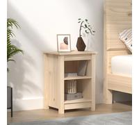 vidaXL Comodino 40x35x55 cm in Legno Massello di Pino